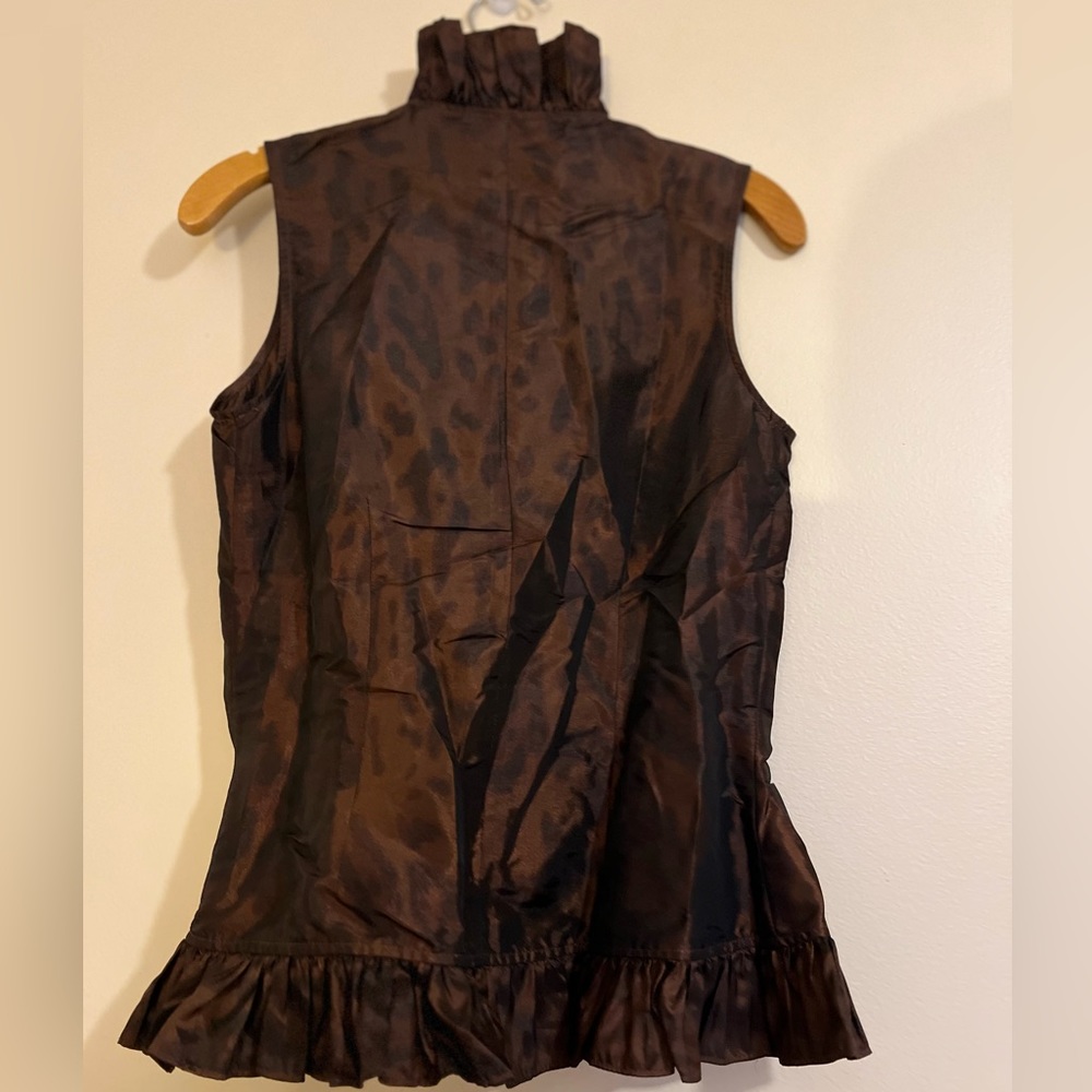 Small Vintage Isadora Collection Ruffle Blouse - Picture 7 of 9